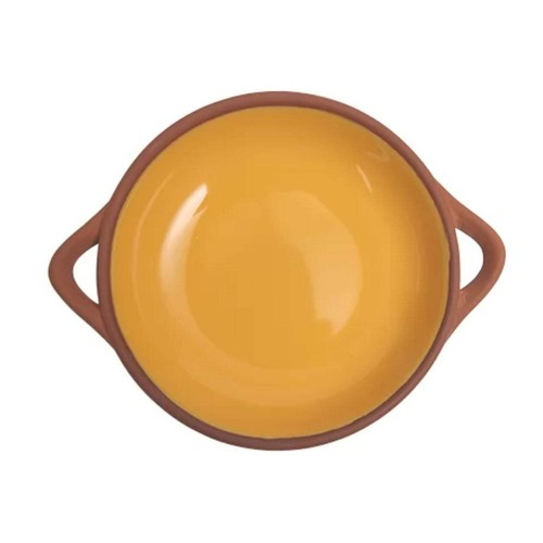 Dexam 18cm ochre - 18cm, glazed