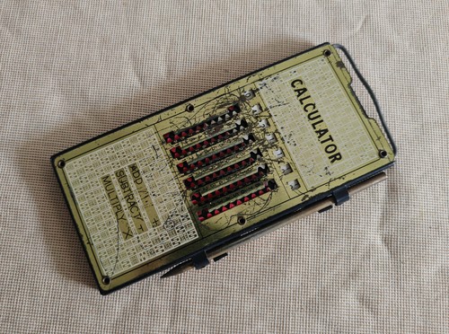 Vintage mechanical calculator - mechanical,