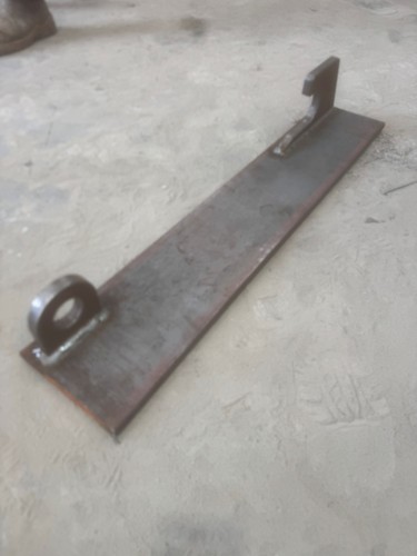 Loader brackets pair weld - brackets, on
