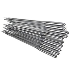10 Pcs Silver Stainless Steel Shoe Repairing Machine Tool Needle Pack (SL‑18)