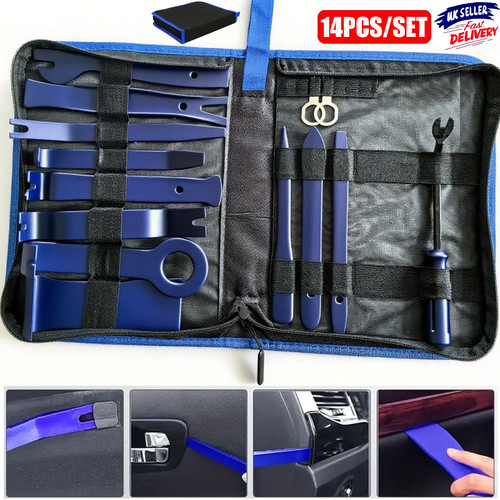 14pcs car trim - removal, tool