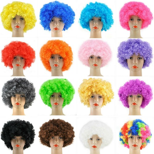 Curly afro fancy - dress, wigs
