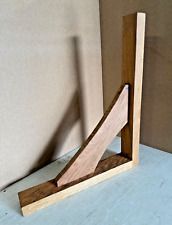 Solid oak gallows brackets, L