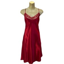 Bright Red Silky Shiny Sexy