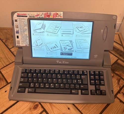 Sharp fw760 font - sharp, writer