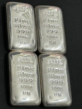 100g Fine Silver Bar .999