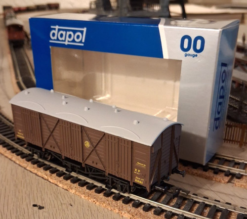 Dapol gwr brown fruit van - dapol, /