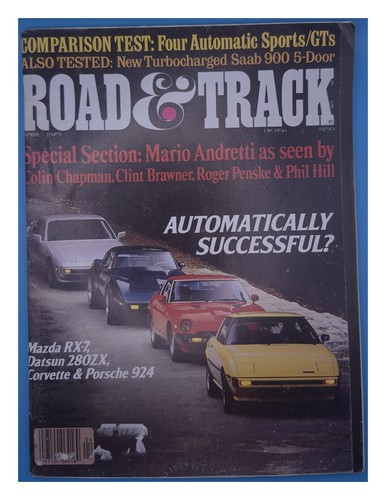 Road track april 1979 - track, mazda