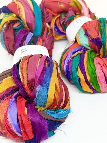 Sari silk ribbon 100g - sari,