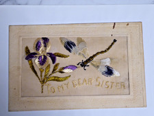 WW1 SILK Embroidered Postcard