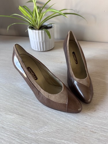 Two tone brown leather - tone,