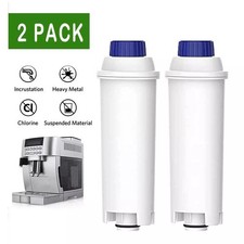 2 PACK For Delonghi Coffee Maker Machine Water Filter DLSC002 5513292811 SER3017