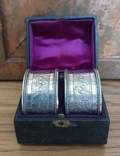 Victorian Silver Napkin Rings