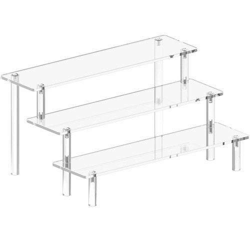 Tier acrylic display riser - 3-tier,