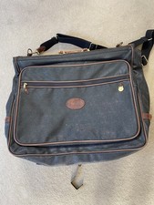 Vintage Mulberry Scotchgrain Suit Carrier / Suitcase
