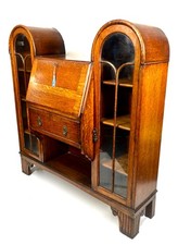 Antique Oak Wooden Bureau &