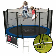 Trampoline 14FT With FREE Rain Cover, Ladder, Safety Net Enclosure, + Shoe Bag