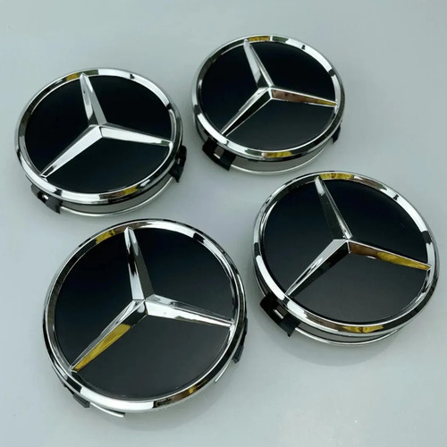 Mercedes black alloy wheel - 4x,