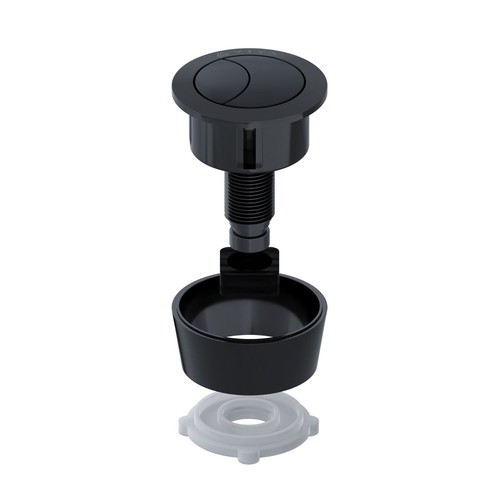 Black toilet push button for - toilet,