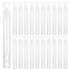 48 Pcs Wedding Bubble Wands Heart Shape Party Favors Accessories Plastic