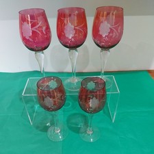 5 x Ruby Cranberry Red