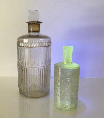 Antique chemist bottle - antique, and