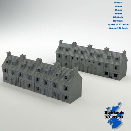 Normandy townhouses ww2 - normandy,