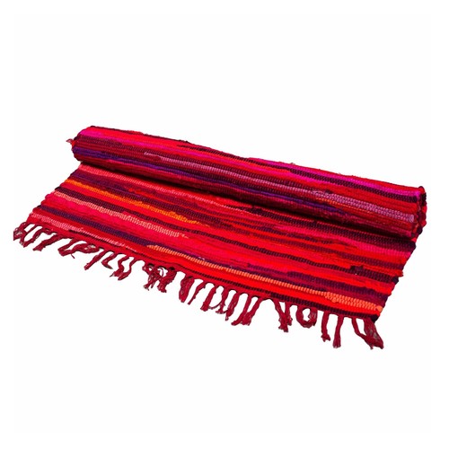 Large rag rug 150x90cm - rag,
