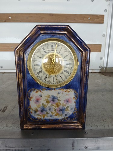 Cloisonné enamel clock - cloisonné, quartz