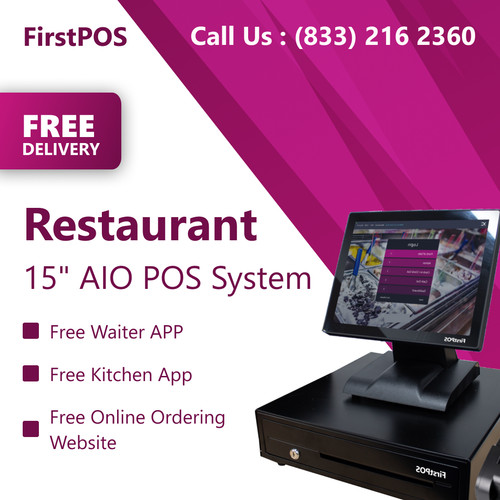 Touchscreen pos cash - 15'',