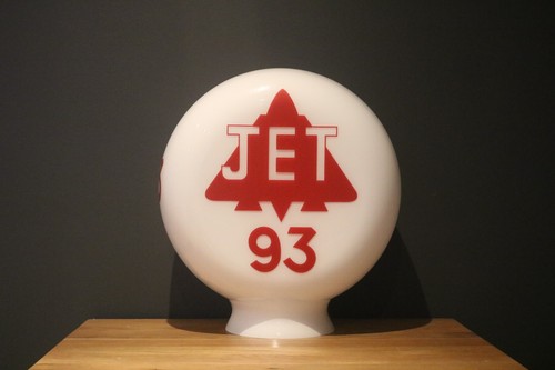 Jet petrol pump globe glass - petrol,