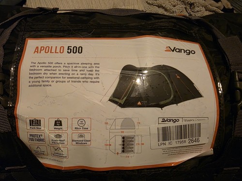 Vango apollo 500 family - vango, tent