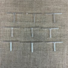 9 X VINTAGE HOLLOW T-SHAPED