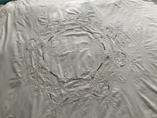 Vintage Beige Embroidered &