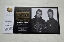 Oasis Live ‘25 World Tour Souvenir Ticket - NEW