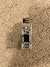 MEM 16A M6 Type 1 MCB Single