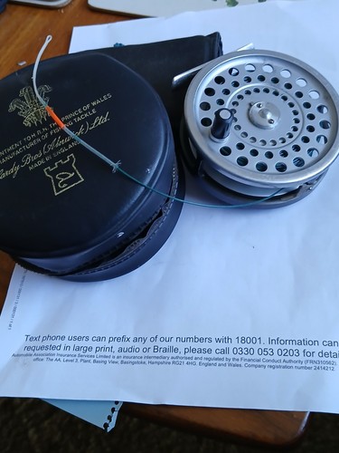 Hardy marquis fly reel - 8/9,