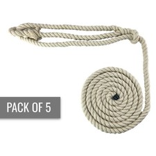 5 x 16mm Natural Cotton Plain