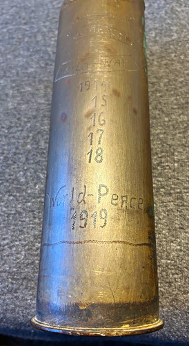 Wwi trench art - art, shell