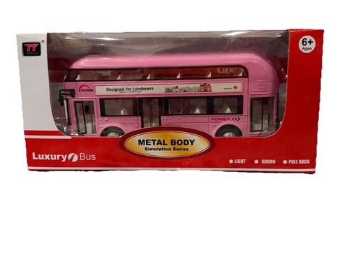 London bus red pull back - red,