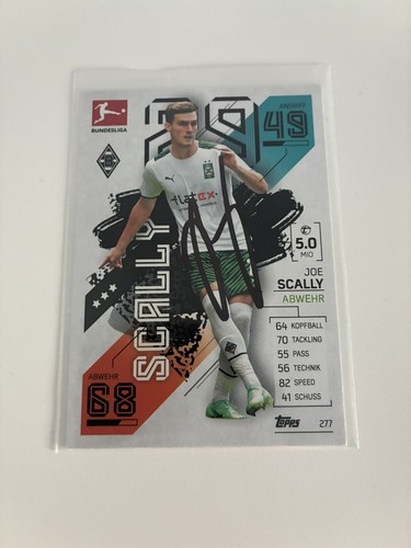 Joe scally autograph - joe,