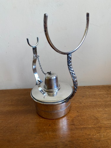 Vintage silver plated brandy - silver,