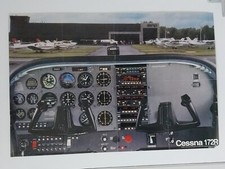 1998 Cockpit Poster Cessna 172R 23" x 34"