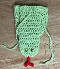 Green Snake Willy Warmer. Fun