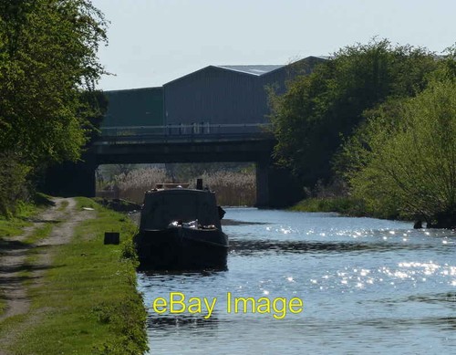 Photo 6x4 narrowboat - narrowboat, moored