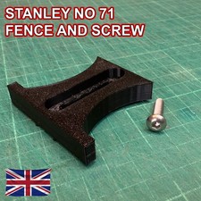 Stanley 71 Router Plane Fence and Screw - Woodworking Old Hand Tools Carpentry