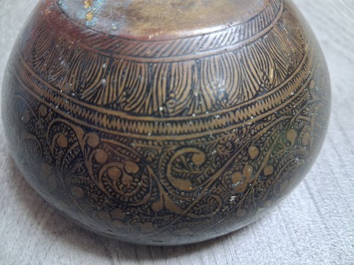 Vintage brass decorative dish - decorative,