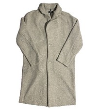 Zara Grey Smart Coat Long