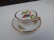 Royal Crown Staffordshire miniature A4670 Bone China Teacup & saucer