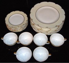 Antique ca. 1920's Theodore Haviland "Ivory" China Dinnerware, Limoges, France